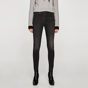 High Waist Black Jeans